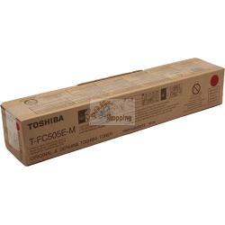 ORIGINALE Toshiba toner magenta T-FC505EM 6AJ00000143 ~33600 Pagine mod.  T-FC505EM 6AJ00000143 EAN 4519232170802