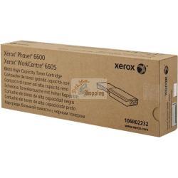 ORIGINALE Xerox toner nero 106R02232 Phaser 6600 ~8000 Pagine alta capacità mod.  106R02232 Phaser 6600 EAN 095205963984