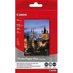 ORIGINALE Canon Carta Bianco 1686B015 SG-201 carta fotografica, 10 x 15 cm, 260 gr/m², 50 pagine, semigloss mod.  1686B015 SG-201 EAN 4960999405339
