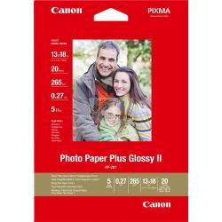 ORIGINALE Canon Carta Bianco 2311B018 PP-201 Carta fotografica, 13 x 18 cm, 275 g/m², 20 fogli, glossy mod.  2311B018 PP-201 EAN 4960999537276