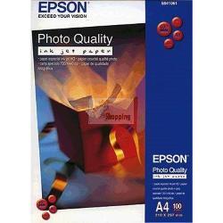 ORIGINALE Epson Carta Bianco C13S041061 Photo Quality 100 Blatt photo qualità ink jet paper, DIN A4, 102 g/m², 100 pagine mod.  C13S041061 Photo Quality 100 Blatt EAN 010343812017