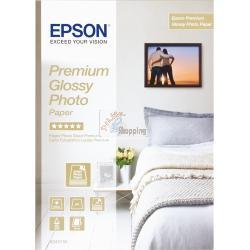 ORIGINALE Epson Carta Bianco C13S042155 Premium Glossy carta fotografica, DIN A4, 15 fogli, 255 g/m², Premium glossy mod.  C13S042155 Premium Glossy EAN 8715946384313