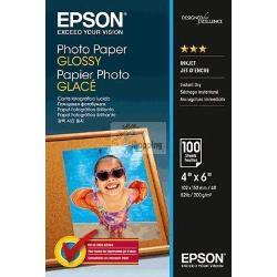 ORIGINALE Epson Carta Bianco C13S042548 Photo Paper Glossy Carta da Foto, 10 x 15 cm, 200g/m², 100 Fogli, patinata mod.  C13S042548 Photo Paper Glossy EAN 8715946529509