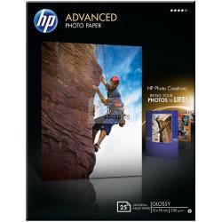 ORIGINALE HP Carta Bianco Q8696A Advanced hp® Advanced carta fotografica lucida / Q8696A 13 x 18 cm, 250 g/m², 25 fogli mod.  Q8696A Advanced EAN 882780349643