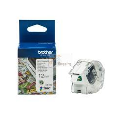 ORIGINALE Brother Etichette Bianco su verde CZ-1002 12 mm Rotolo di etichette colorate 12 mm x 5 m, autoadesive mod.  CZ-1002 12 mm EAN 4977766779289