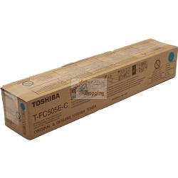 ORIGINALE Toshiba toner ciano T-FC505EC 6AJ00000135 ~33600 Pagine mod.  T-FC505EC 6AJ00000135 EAN 4519232170789