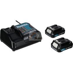 Makita Energy Set 197658-5 2x BL1021B + DC10SB Mod. 197658-5 EAN 0088381463645