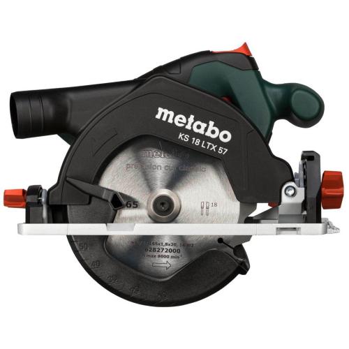 Metabo KS 18 LTX 57 metaBOX sega circolare a batteria Mod. 601857840 EAN 4007430327345