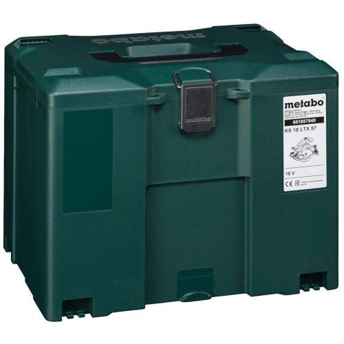 Metabo KS 18 LTX 57 metaBOX sega circolare a batteria Mod. 601857840 EAN 4007430327345