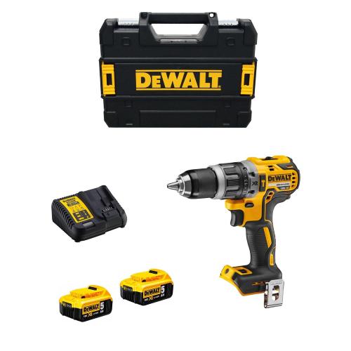 Trapano a Percussione DeWALT DCD796P2T (2 x 5,0 Ah + DCB115 + TSTAK II)