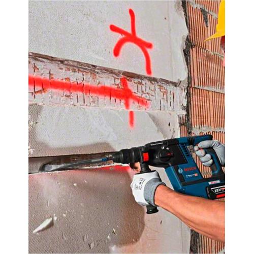 Martello Perforatore BOSCH GBH 18V-26 F (2 x 8,0 Ah ProCORE + GAL1880CV + L-Boxx 136)