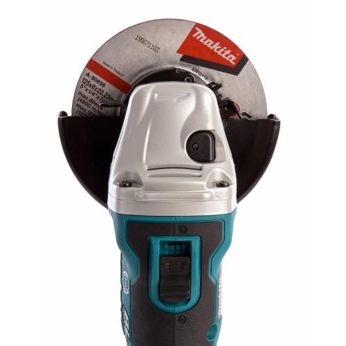Mini-Smerigliatrice MAKITA DGA513RTJ (2 x 5,0 Ah + DC18RC + MAKPAC 3)