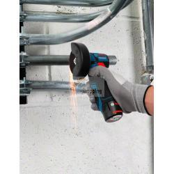 Smerigliatrice BOSCH GWS 12V-76 (2 x 3,0 Ah + GAL12V-40 + L-Boxx 102)