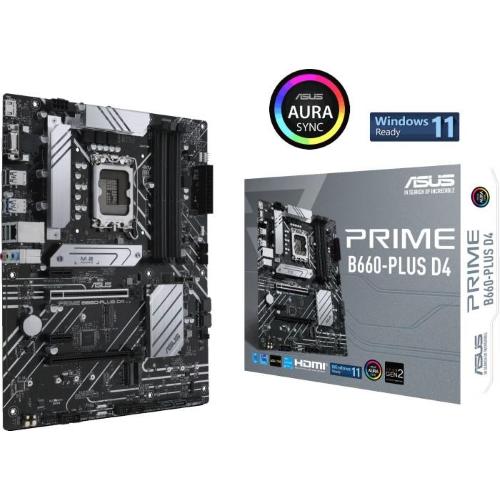ASUS PRIME B660-Plus D4 (1700) (D) mod.  90MB18X0-M1EAY0 EAN 4711081523017