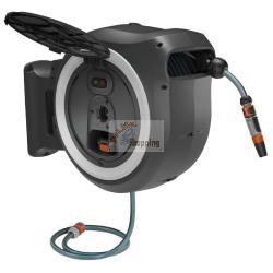 Gardena avvolgitubo parete batt. PowerRoll XL 18V set bian. 35 m Mod. 18642-20 EAN 4066407002418