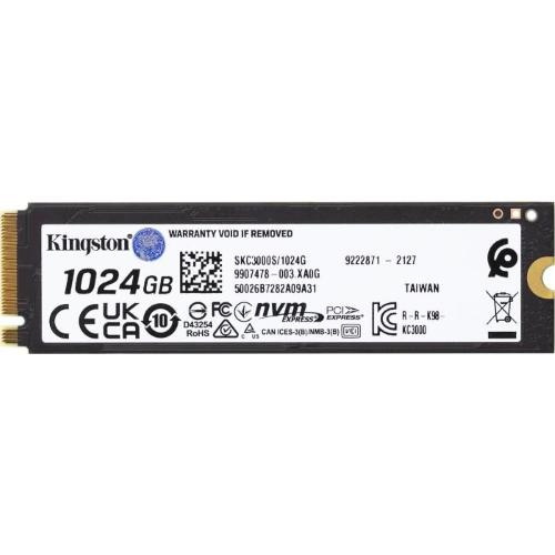 SSD Kingston KC3000 1024GB Kingston SKC3000S/1024G M.2 PCIe 4.0 NVMe mod.  SKC3000S/1024G EAN 740617324433