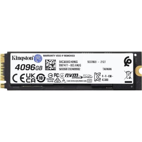 SSD Kingston KC3000 4096GB Kingston SKC3000D/4096G M.2 PCIe 4.0 NVMe mod.  SKC3000D/4096G EAN 740617324297
