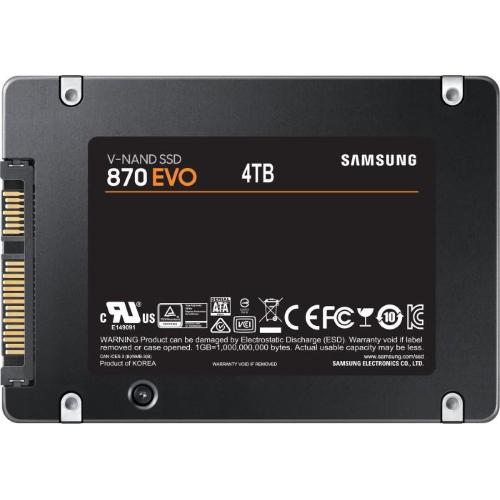 SSD Samsung 870 EVO 4TB Sata3  MZ-77E4T0B/EU mod.  MZ-77E4T0B/EU EAN 8806090545894