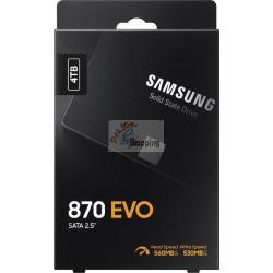 SSD Samsung 870 EVO 4TB Sata3  MZ-77E4T0B/EU mod.  MZ-77E4T0B/EU EAN 8806090545894