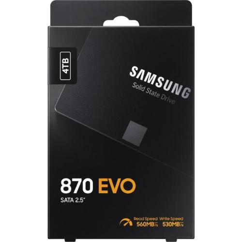 SSD Samsung 870 EVO 4TB Sata3  MZ-77E4T0B/EU mod.  MZ-77E4T0B/EU EAN 8806090545894