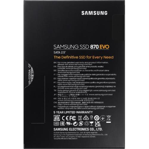 SSD Samsung 870 EVO 4TB Sata3  MZ-77E4T0B/EU mod.  MZ-77E4T0B/EU EAN 8806090545894