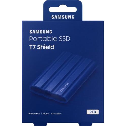 Samsung SSD Portable T7 Shield 2TB Blue Retail mod. MU-PE2T0R/EU