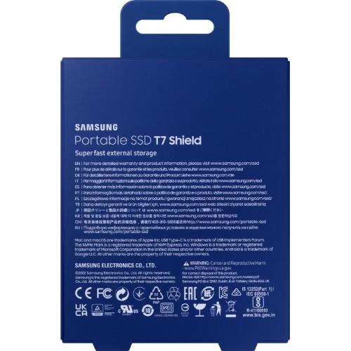 Samsung SSD Portable T7 Shield 2TB Blue Retail mod. MU-PE2T0R/EU