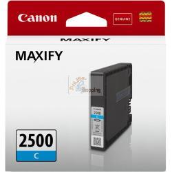 ORIGINALE Canon Cartuccia d'inchiostro ciano PGI-2500c 9301B001 ~700 Pagine 9,6ml mod.  PGI-2500c 9301B001 EAN 4549292005295
