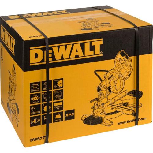 DEWALT DWS777-QS TRONCATR.RAD. 216 MM, 1800 WATT MOD. DWS777-QS EAN 5035048633588
