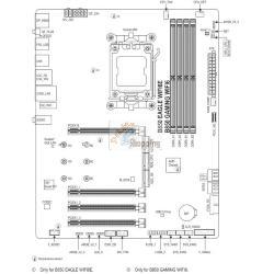 Gigabyte GA-B850 GAMING WF6 (AM5) (D) mod.  B850 GAMING WF6 EAN 4719331866631