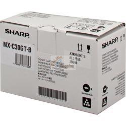 ORIGINALE Sharp toner nero MX-C30GTB ~6000 Pagine mod.  MX-C30GTB  EAN 4974019774343
