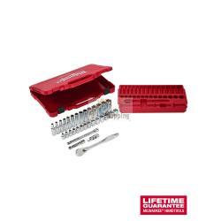 Set metrico di cricchetto e bussole da 3/8" (32 pezzi) Milwaukee