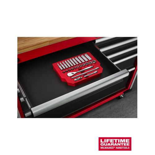 Set metrico di cricchetto e bussole da 3/8" (32 pezzi) Milwaukee