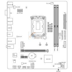 Gigabyte GA-H610M S2H V2 (1700) (D) mod. H610M S2H V2 EAN 4719331859817
