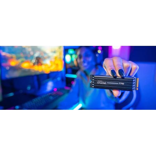 Crucial SSD T710 1TB PCie 5.0 NVMe w/Heatsink mod. CT1000T710SSD5