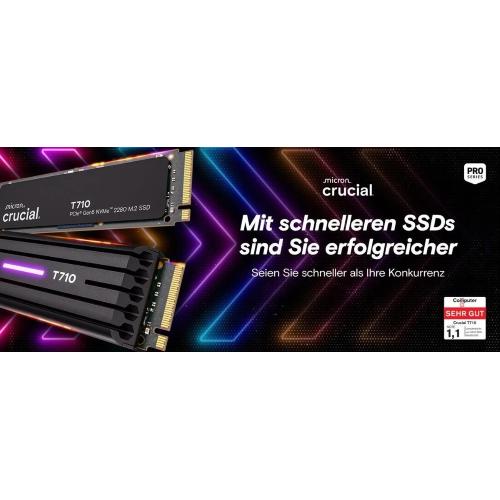Crucial SSD T710 1TB PCie 5.0 NVMe w/Heatsink mod. CT1000T710SSD5