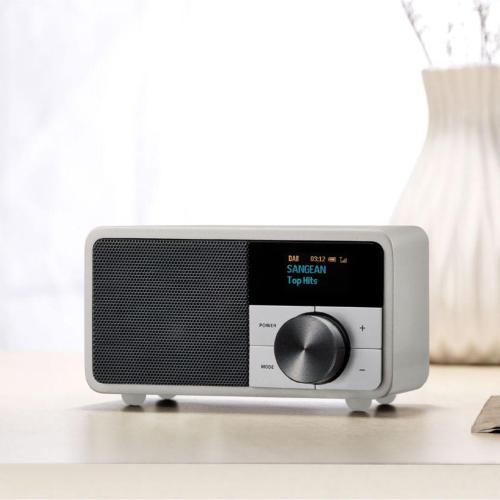 SANGEAN DDR-7 GLACIER SILVER MOD. A500419 EAN 4711317995366