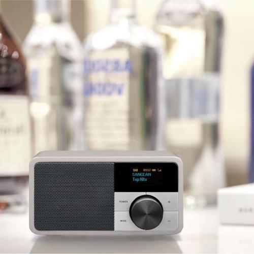 SANGEAN DDR-7 GLACIER SILVER MOD. A500419 EAN 4711317995366