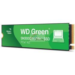 WD Green SN3000 NVMe SSD 1TB, M.2 2280 / M-Key / PCIe 4.0 x4 Mod. WDS100T4G0E