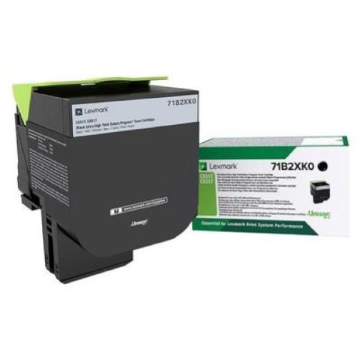 ORIGINALE Lexmark toner nero 71B2XK0 CS/CX517 ~8000 Pagine 71B2XK0 CS/CX517 EAN 734646643726