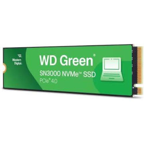 WD Green SN3000 NVMe SSD 500GB, M.2 2280 / M-Key / PCIe 4.0 x4 Mod. WDS500G4G0E