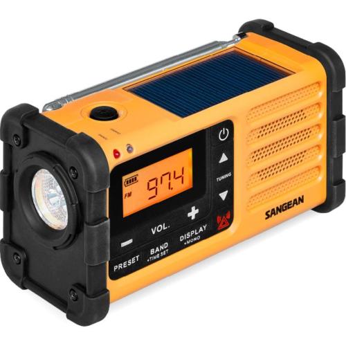 SANGEAN MMR-88 (USB-C) GELB NOTFALL/KURBEL/SOLAR RADIO MOD. A500558 EAN 4711317998657
