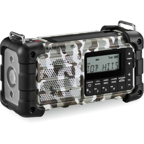 SANGEAN MMR-99 DAB+ ARTIC CAMO EMERGENCY/HAND CRANK/SOLAR RADIO MOD. A500555 EAN 4711317998688