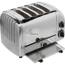 DUALIT 4 SLOT TOSTAPANE LUCIDO MOD. DU-47030 EAN 619743470300