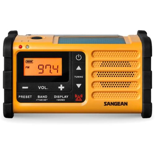 SANGEAN MMR-88 (USB-C) GELB NOTFALL/KURBEL/SOLAR RADIO MOD. A500558 EAN 4711317998657