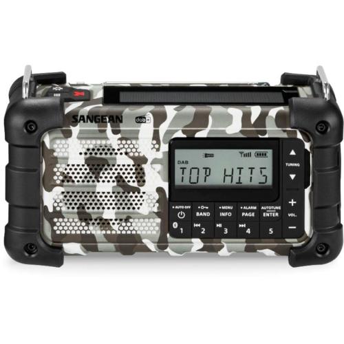 SANGEAN MMR-99 DAB+ ARTIC CAMO EMERGENCY/HAND CRANK/SOLAR RADIO MOD. A500555 EAN 4711317998688