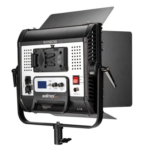 WALIMEX PRO RAINBOW LED RGBWW PANNELLO LUMINOSO 100W MOD. 1023035 EAN 4056929230352