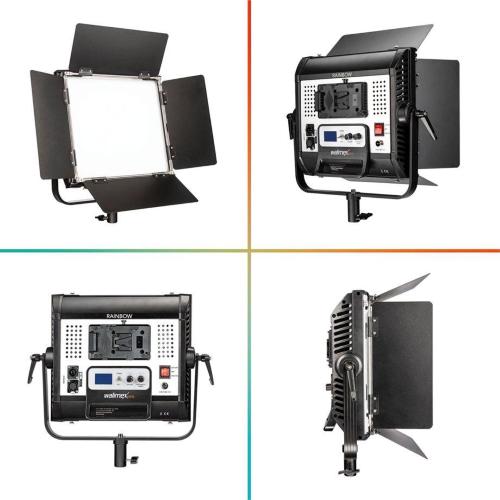 WALIMEX PRO RAINBOW LED RGBWW PANNELLO LUMINOSO 100W MOD. 1023035 EAN 4056929230352