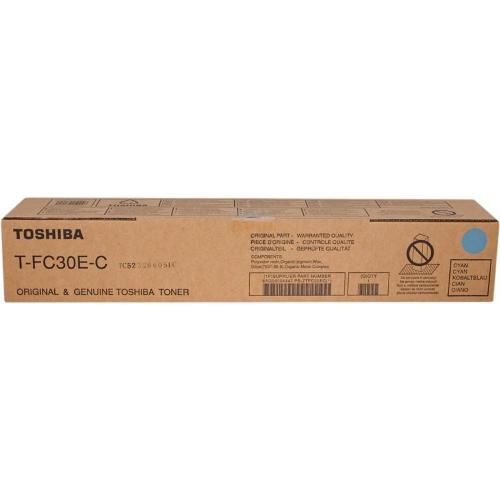 ORIGINALE Toshiba toner ciano T-FC30EC 6AG00004447 ~33600 Pagine T-FC30EC 6AG00004447 EAN 4519232153195