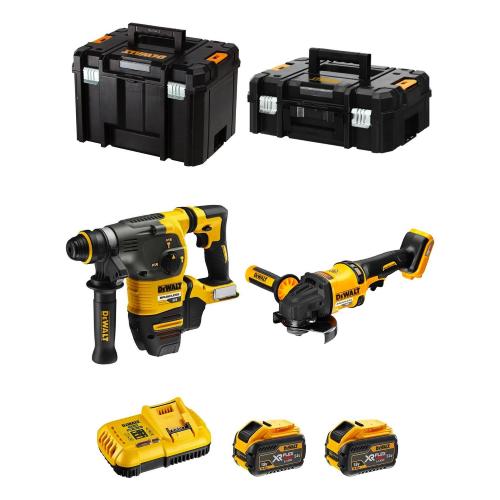 DeWALT Kit FVK271X2-QW 54V/18V (DCH333 + DCG418 + 2 x 9,0 Ah + DCB118 + TSTAK II +  TSTAK VI)